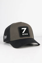BlackBörk 7 Numara Logolu Siyah-Haki Trucker
