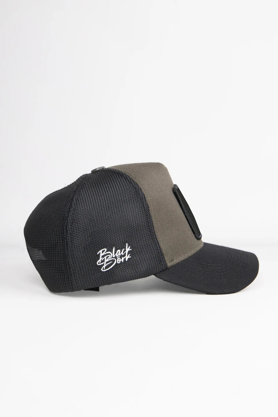 BlackBörk 7 Numara Logolu Siyah-Haki Trucker