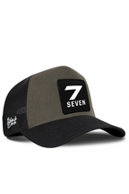 BlackBörk 7 Numara Logolu Siyah-Haki Trucker