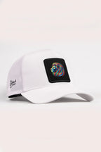 BlackBörk Aslan Logolu Beyaz Trucker Şapka
