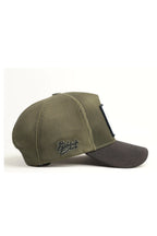 BlackBörk Aslan Logolu Cordura Siyah-Haki Trucker Şapka