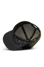 BlackBörk Aslan Logolu Cordura Haki-Siyah Trucker Şapka