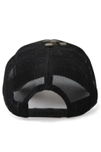 BlackBörk Aslan Logolu Kamuflaj-Siyah Trucker Şapka