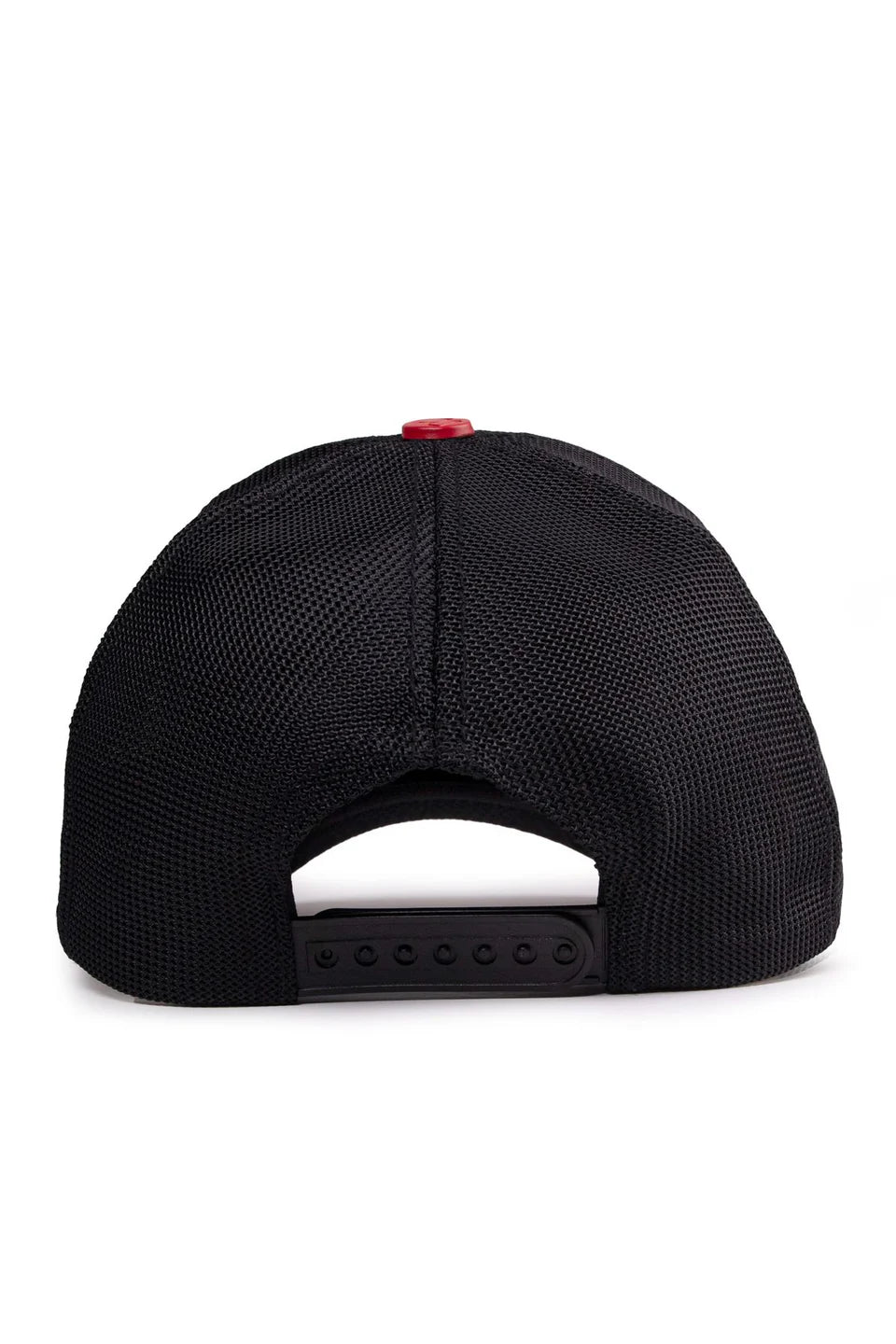 BlackBörk Aslan Logolu Siyah-Kırmızı Trucker Şapka