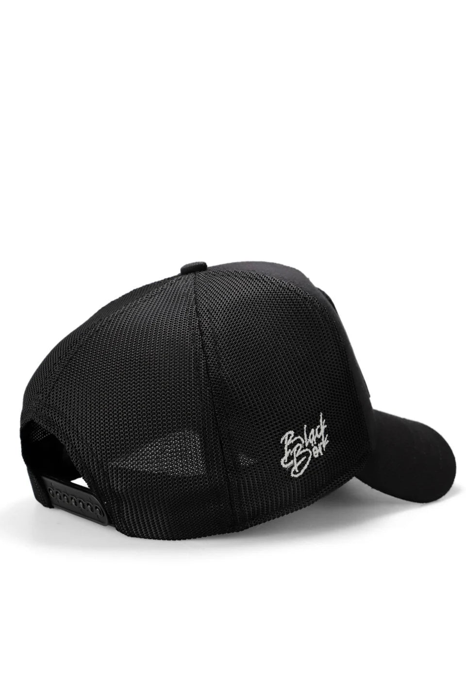 BlackBörk Aslan Logolu Siyah Trucker Şapka