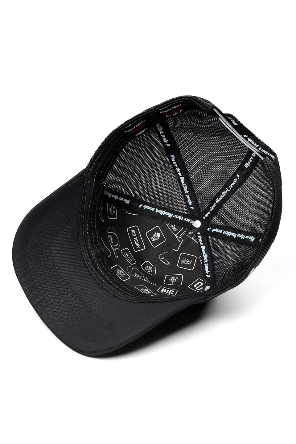 BlackBörk Aslan Logolu Siyah Trucker Şapka