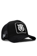 BlackBörk Aslan Logolu Siyah Trucker Şapka