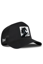 BlackBörk At Logolu Siyah Trucker Şapka