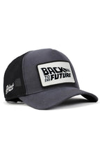 BlackBörk Back To The Future Logolu Antrasit-Siyah Trucker Şapka