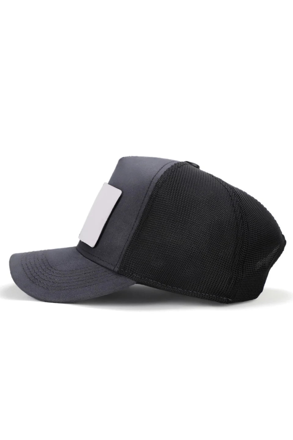 BlackBörk Back To The Future Logolu Antrasit-Siyah Trucker Şapka