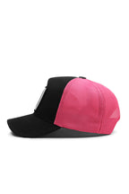 BlackBörk Baykuş Logolu Cordura Siyah-Pembe Trucker Şapka