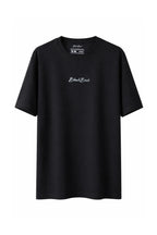 BlackBörk Nakışlı Oversize Siyah B-Shirt