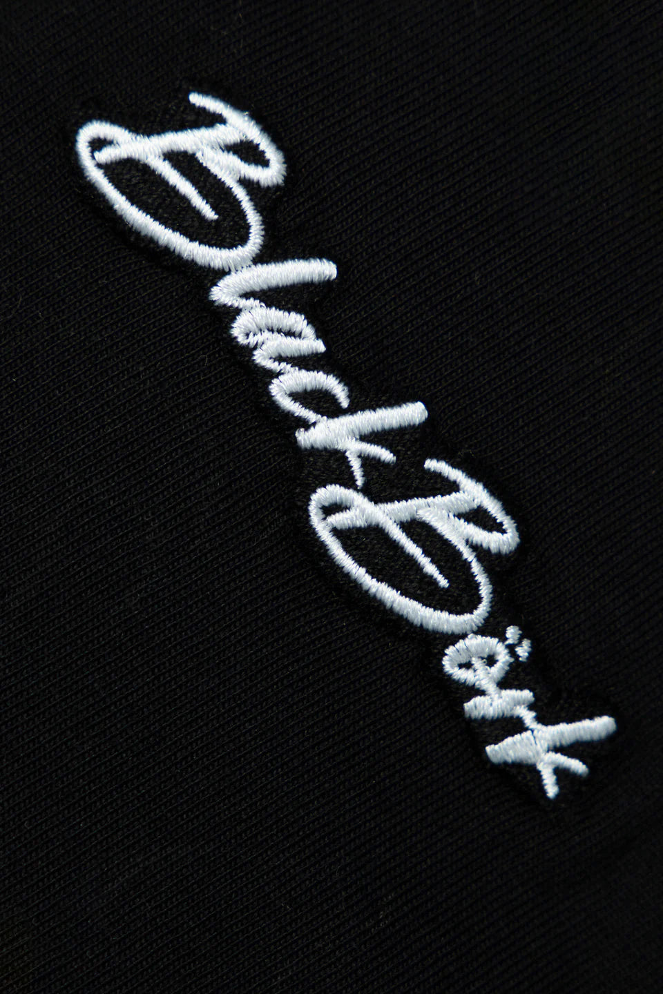 BlackBörk Nakışlı Oversize Siyah B-Shirt