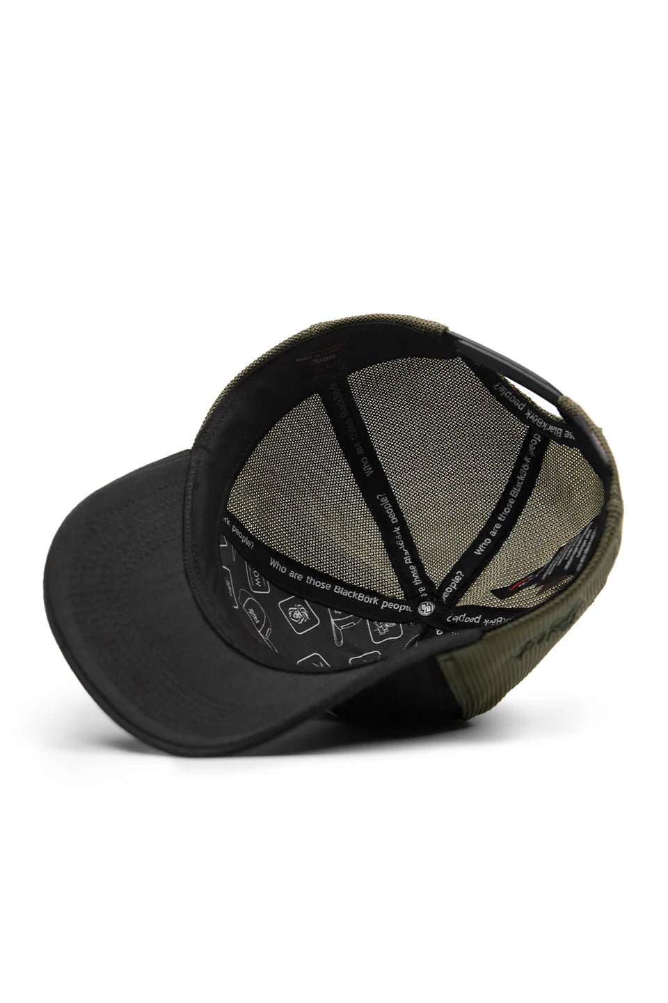 BlackBörk Che Guevara Logolu Cordura Siyah-Haki Trucker Şapka