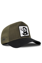 BlackBörk Che Guevara Logolu Cordura Siyah-Haki Trucker Şapka