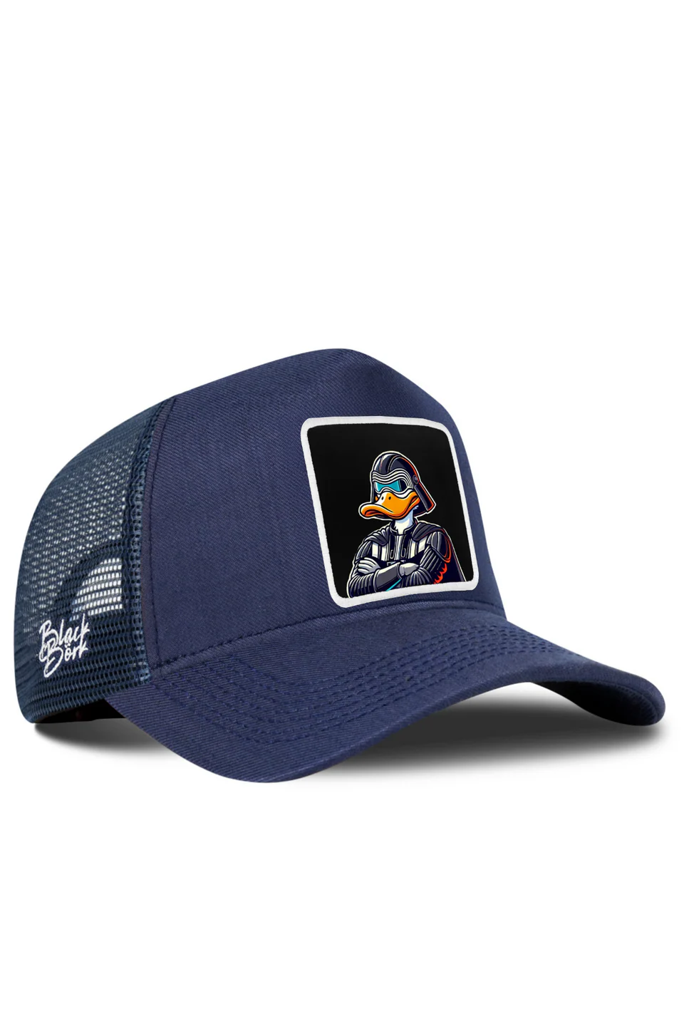 BlackBörk Duckside Logolu Cordura Lacivert Trucker Şapka
