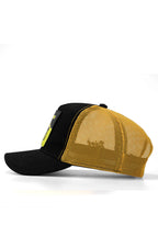BlackBörk Duckside Logolu Siyah-Sarı Trucker Şapka