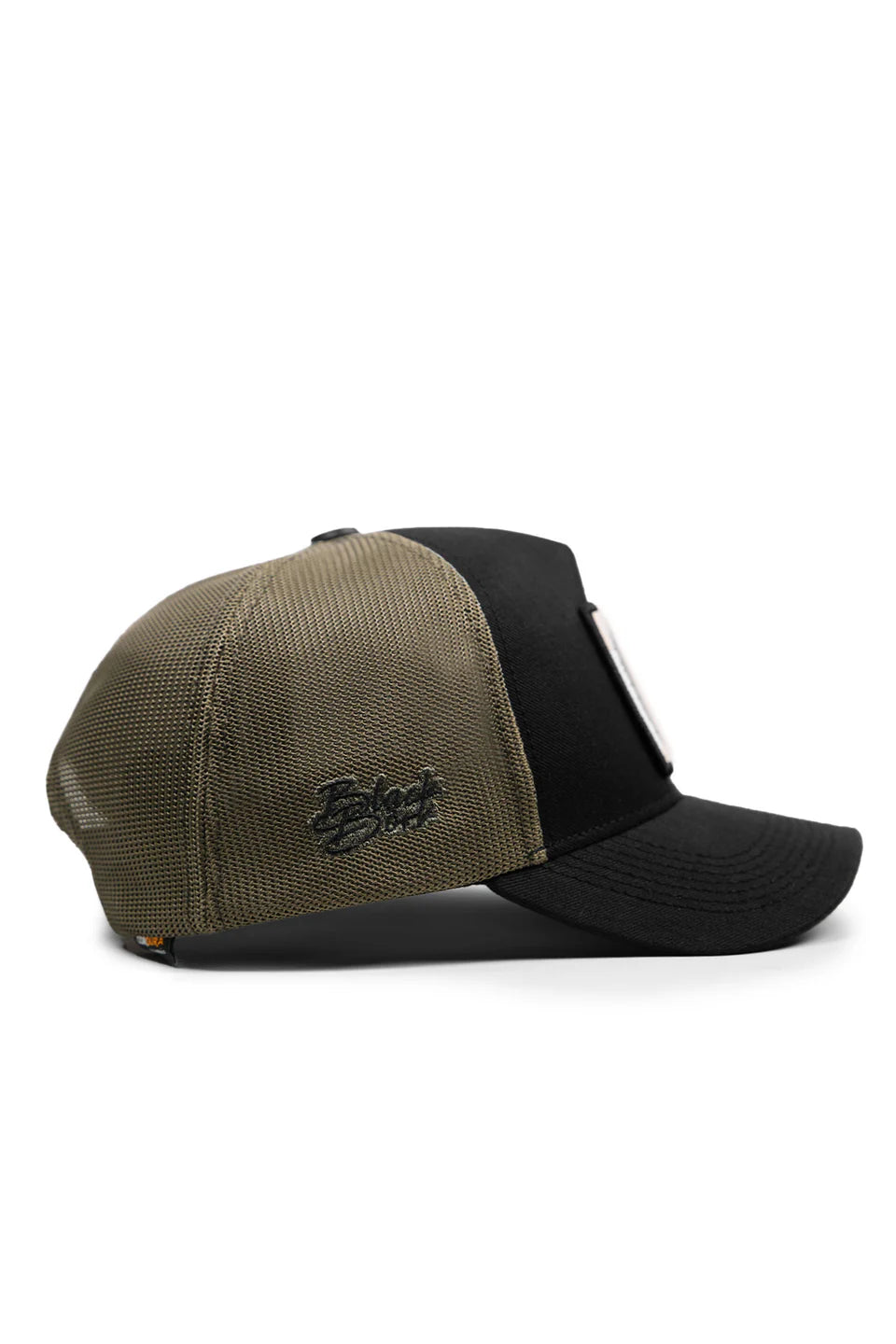 BlackBörk El Patron Logolu Cordura Siyah-Haki Trucker Şapka