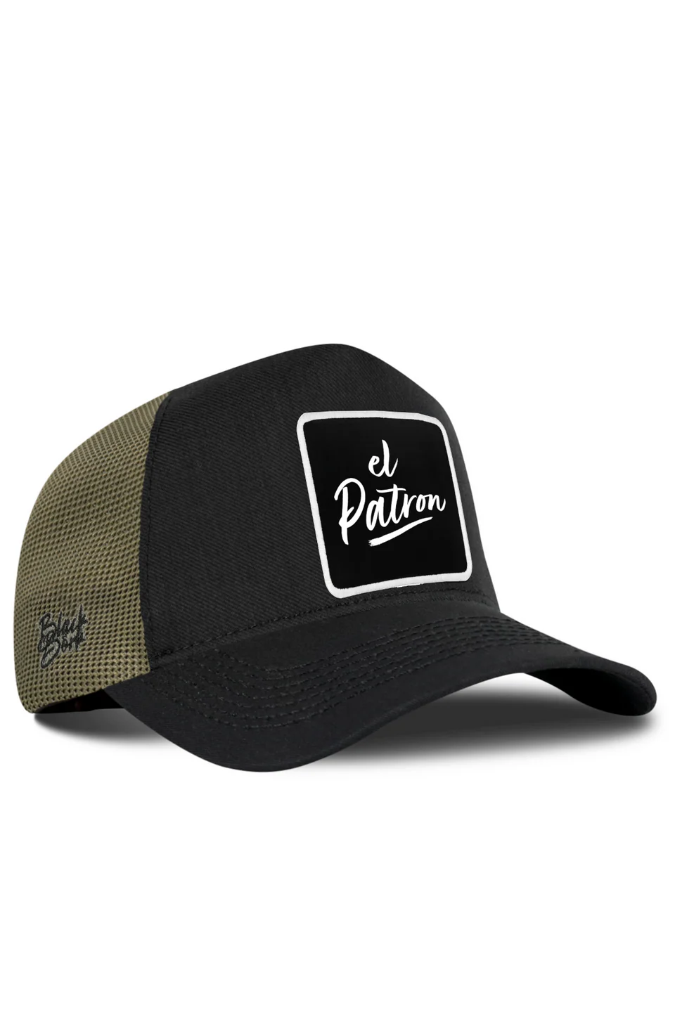 BlackBörk El Patron Logolu Cordura Siyah-Haki Trucker Şapka