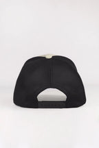 BlackBörk Horoz Logolu Bej-Siyah Trucker Şapka