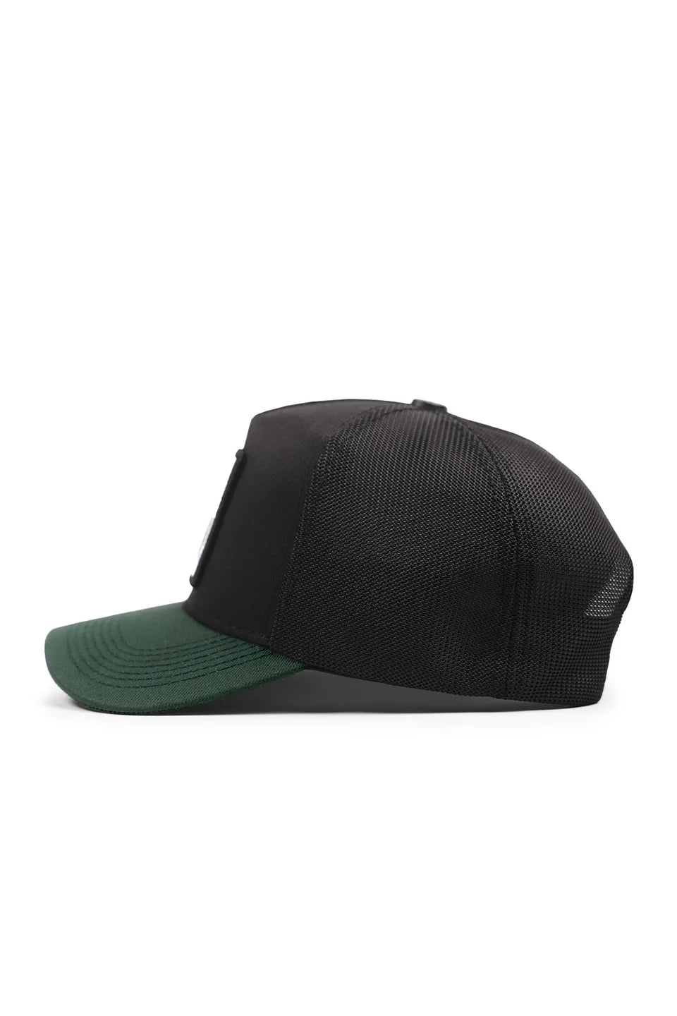 BlackBörk I Don't Give A Damn Cordura Petrol Yeşili-Siyah Trucker Şapka