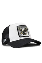 BlackBörk Kartal Logolu Siyah-Beyaz Trucker Şapka