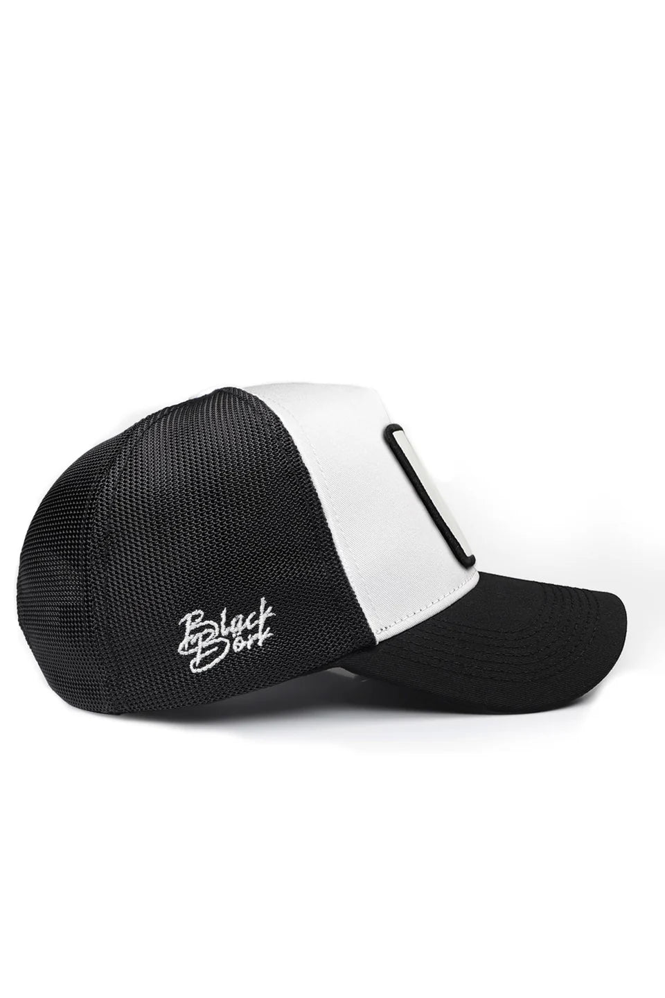 BlackBörk Kartal Logolu Siyah-Beyaz Trucker Şapka