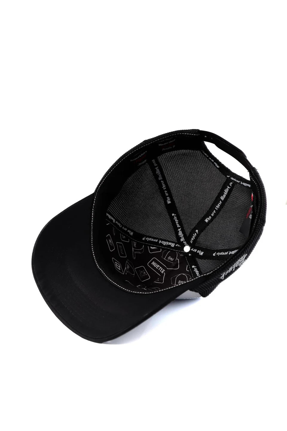 BlackBörk Kartal Logolu Siyah-Beyaz Trucker Şapka