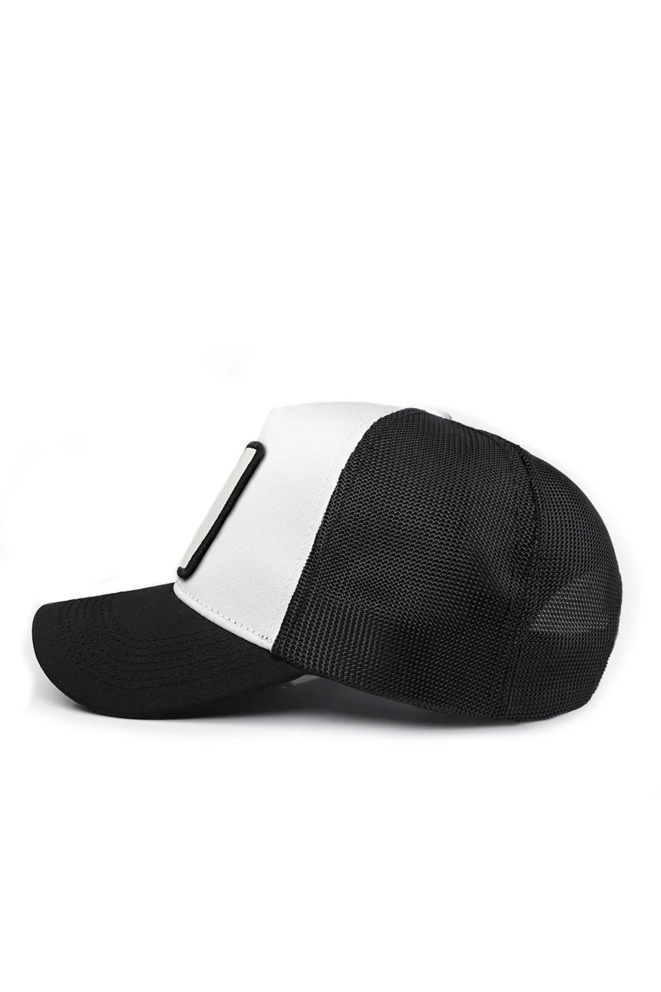 BlackBörk Kartal Logolu Siyah-Beyaz Trucker Şapka