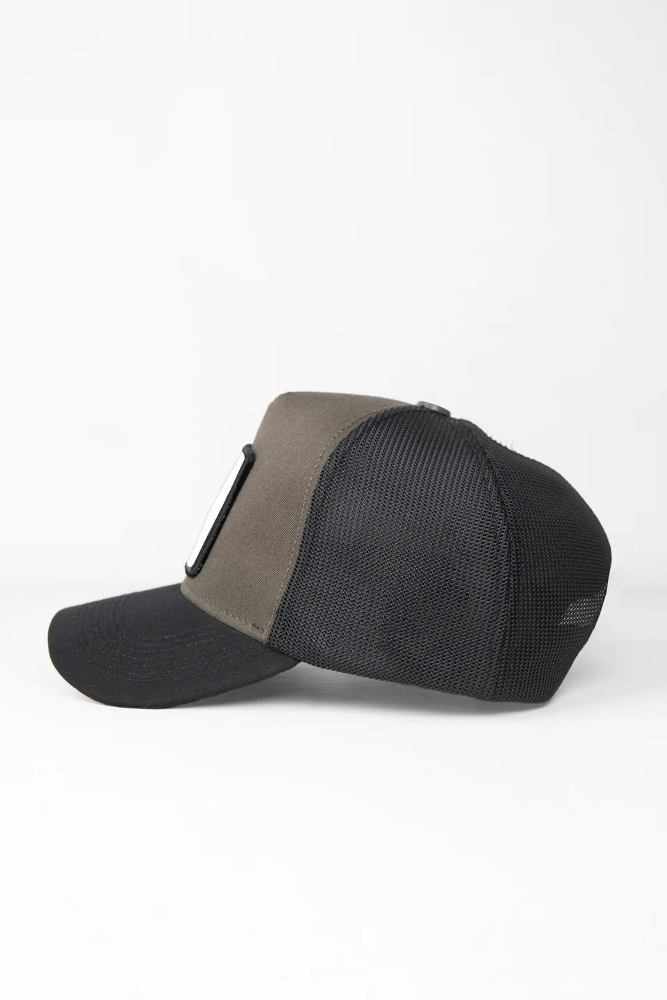 BlackBörk Kartal Logolu Siyah-Haki Trucker Şapka