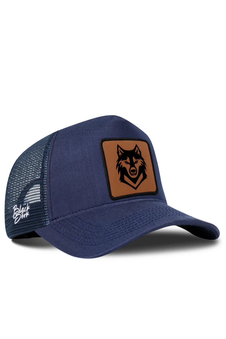 BlackBörk Kurt Logolu Cordura Lacivert Trucker Şapka