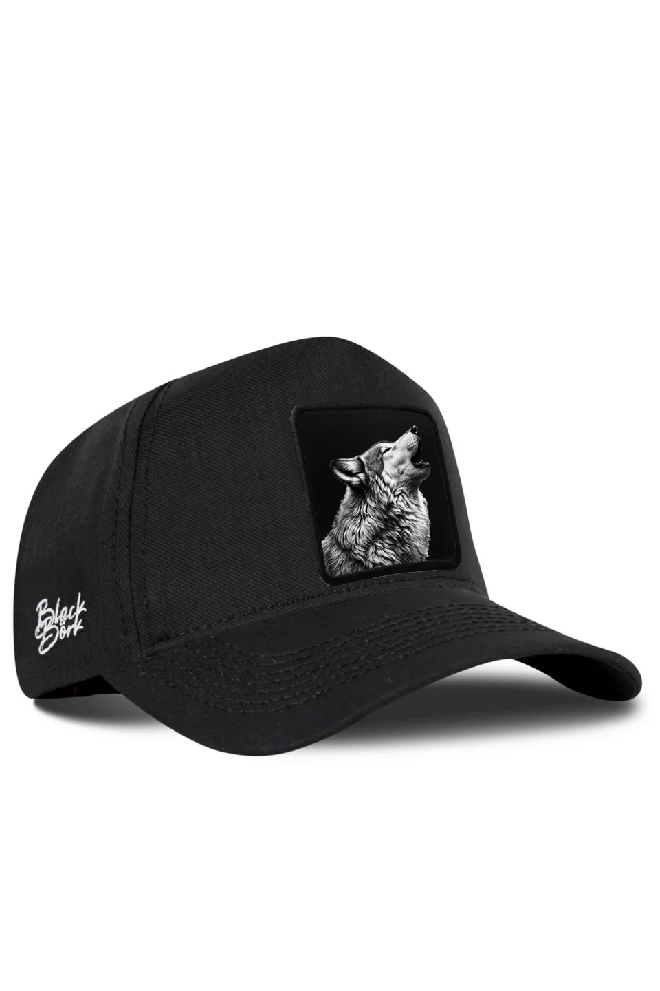 BlackBörk Kurt Logolu Cordura Siyah Beyzbol Şapka