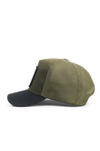 BlackBörk Kurt Logolu Cordura Siyah-Haki Trucker Şapka