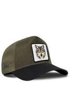 BlackBörk Kurt Logolu Cordura Siyah-Haki Trucker Şapka
