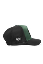 BlackBörk Kurt Logolu Cordura Petrol Yeşili-Siyah Trucker Şapka