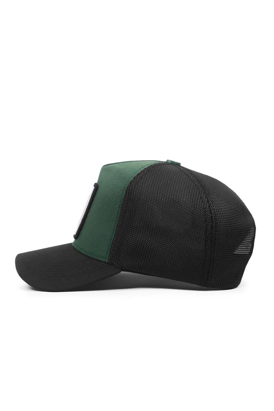 BlackBörk Kurt Logolu Cordura Petrol Yeşili-Siyah Trucker Şapka