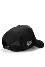 BlackBörk Kurt Logolu Siyah Trucker Şapka