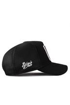 BlackBörk Kurt Logolu Siyah Trucker Şapka