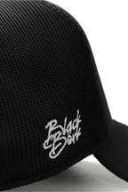 BlackBörk Kurt Logolu Siyah Trucker Şapka