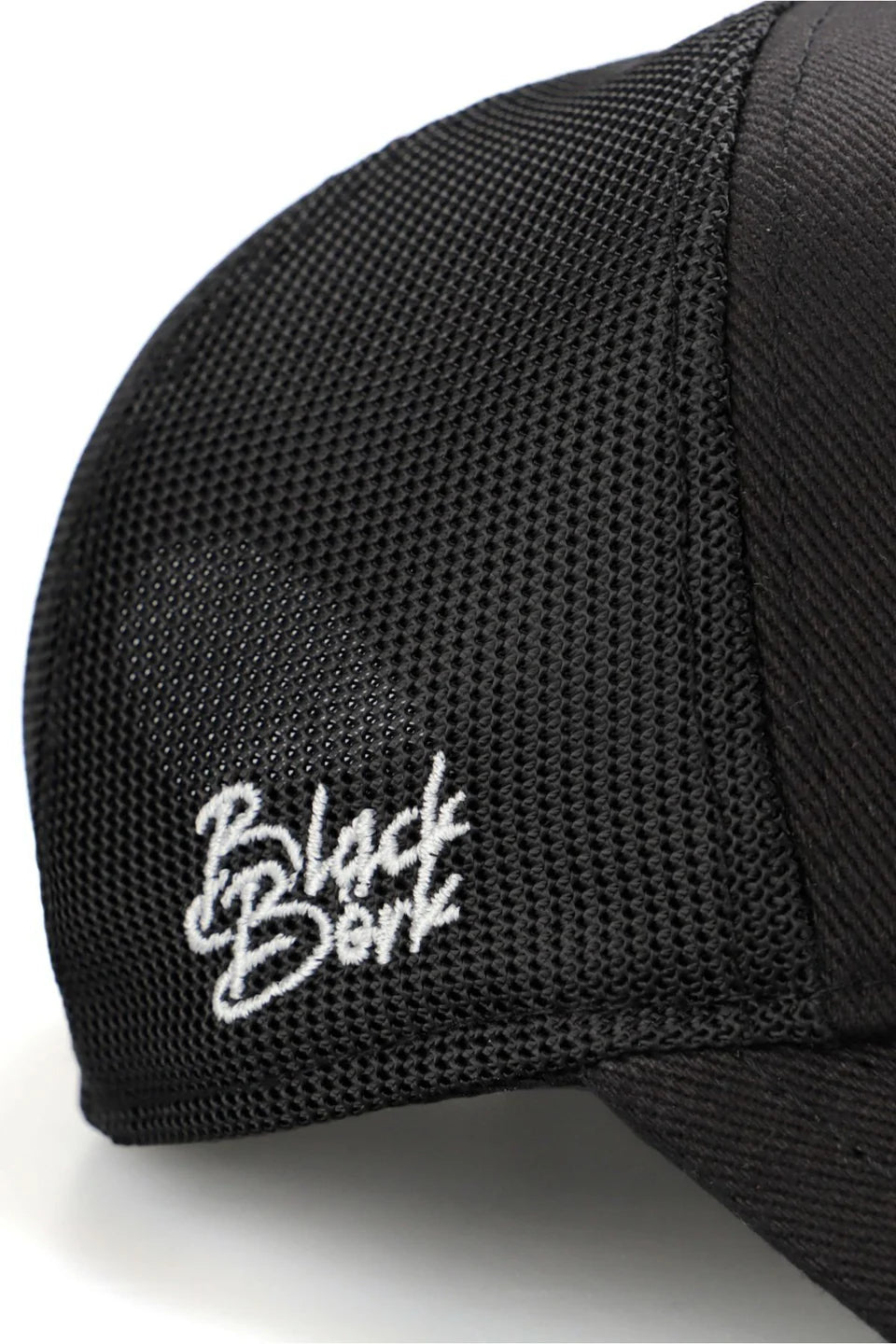 BlackBörk Kurt Logolu Siyah Trucker Şapka