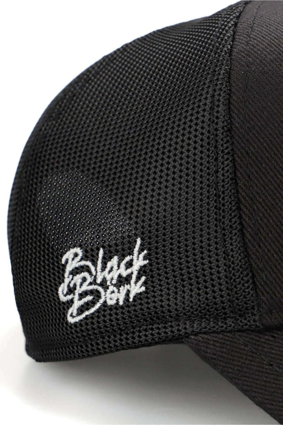 BlackBörk Kurt Logolu Siyah Trucker Şapka