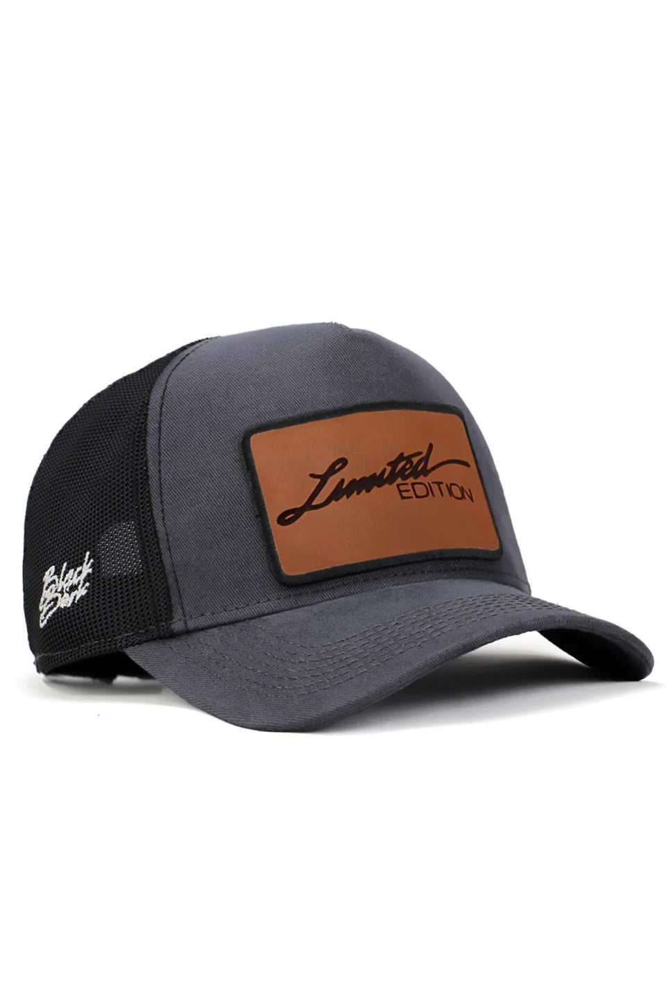 BlackBörk Limited Edition Logolu Antrasit-Siyah Trucker Şapka