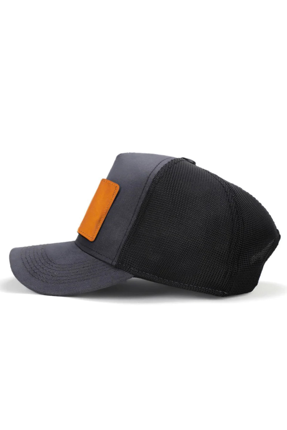 BlackBörk Limited Edition Logolu Antrasit-Siyah Trucker Şapka