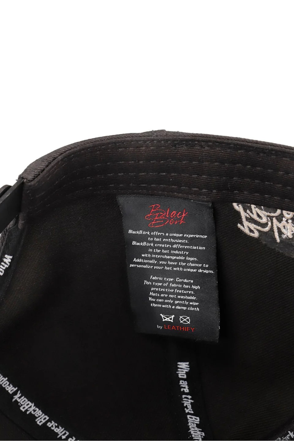 BlackBörk Limited Edition Logolu Cordura Siyah Beyzbol Şapka