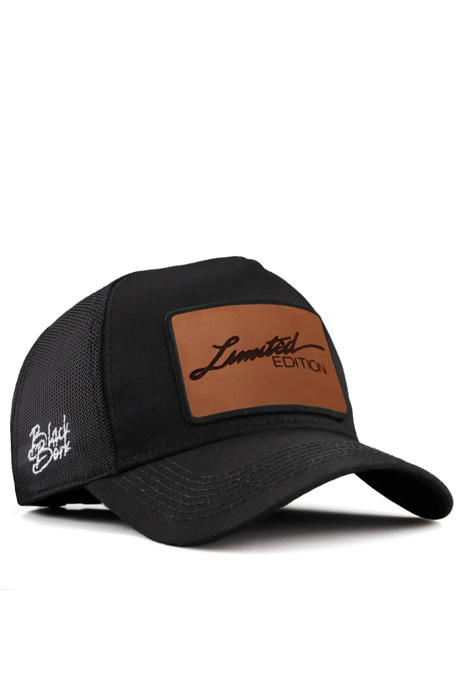 BlackBörk Limited Edition Logolu Siyah Trucker Şapka