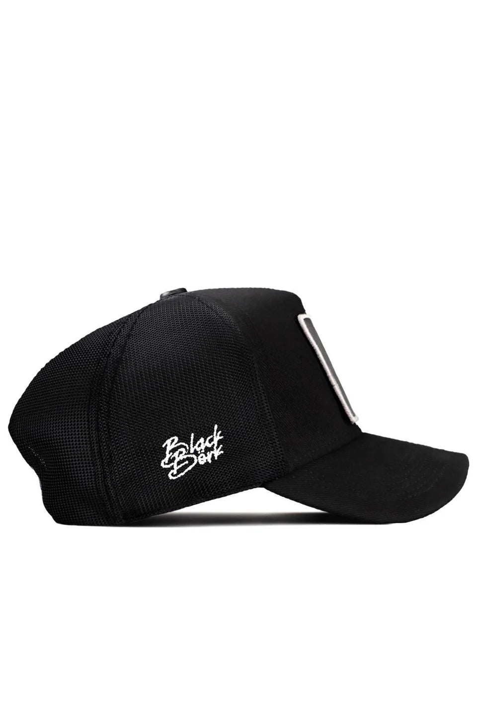 BlackBörk Not Today Logolu Siyah Trucker Şapka