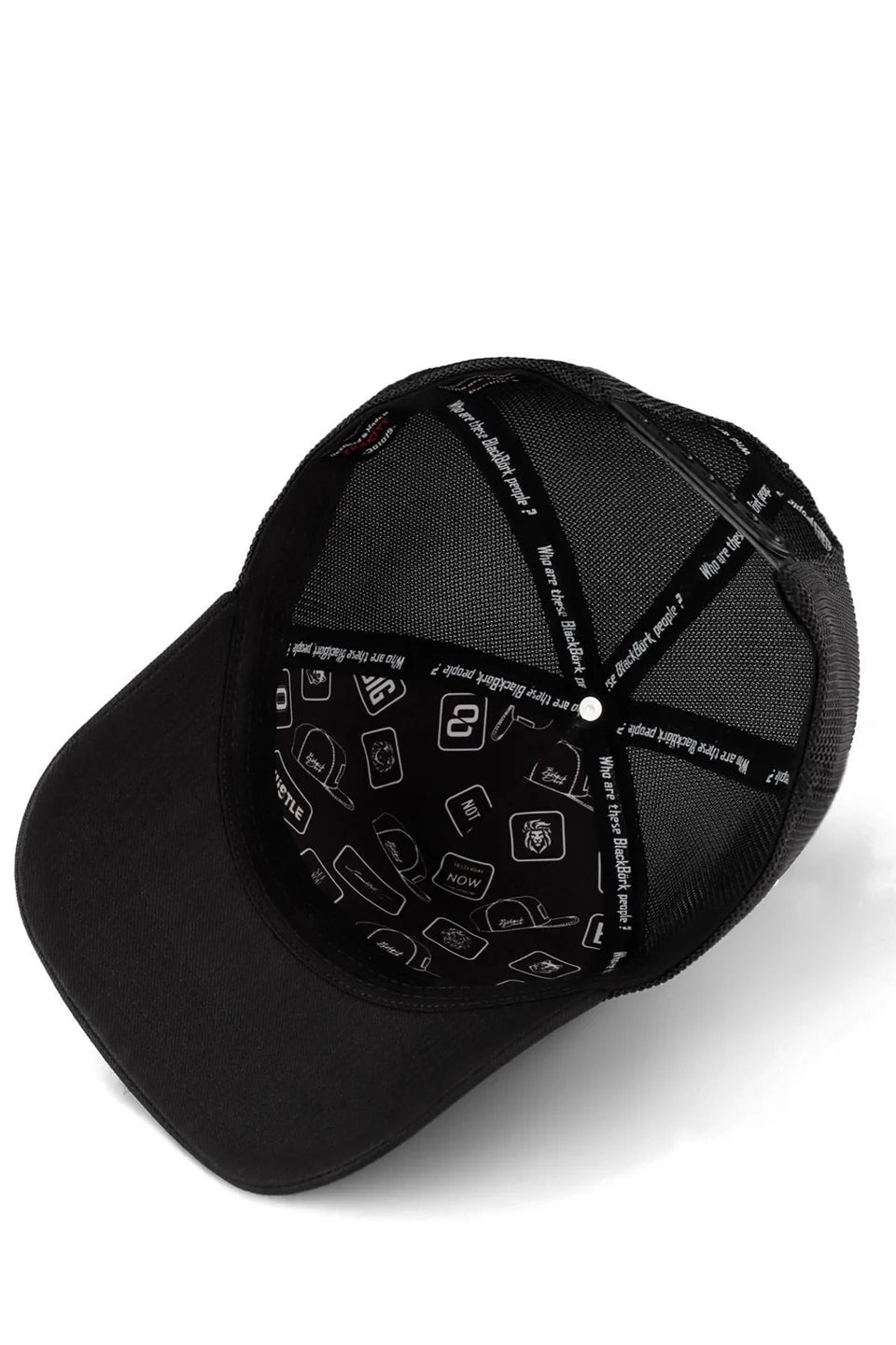 BlackBörk Not Today Logolu Siyah Trucker Şapka