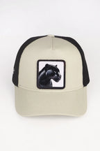 BlackBörk Panter Logolu Bej-Siyah Trucker Şapka