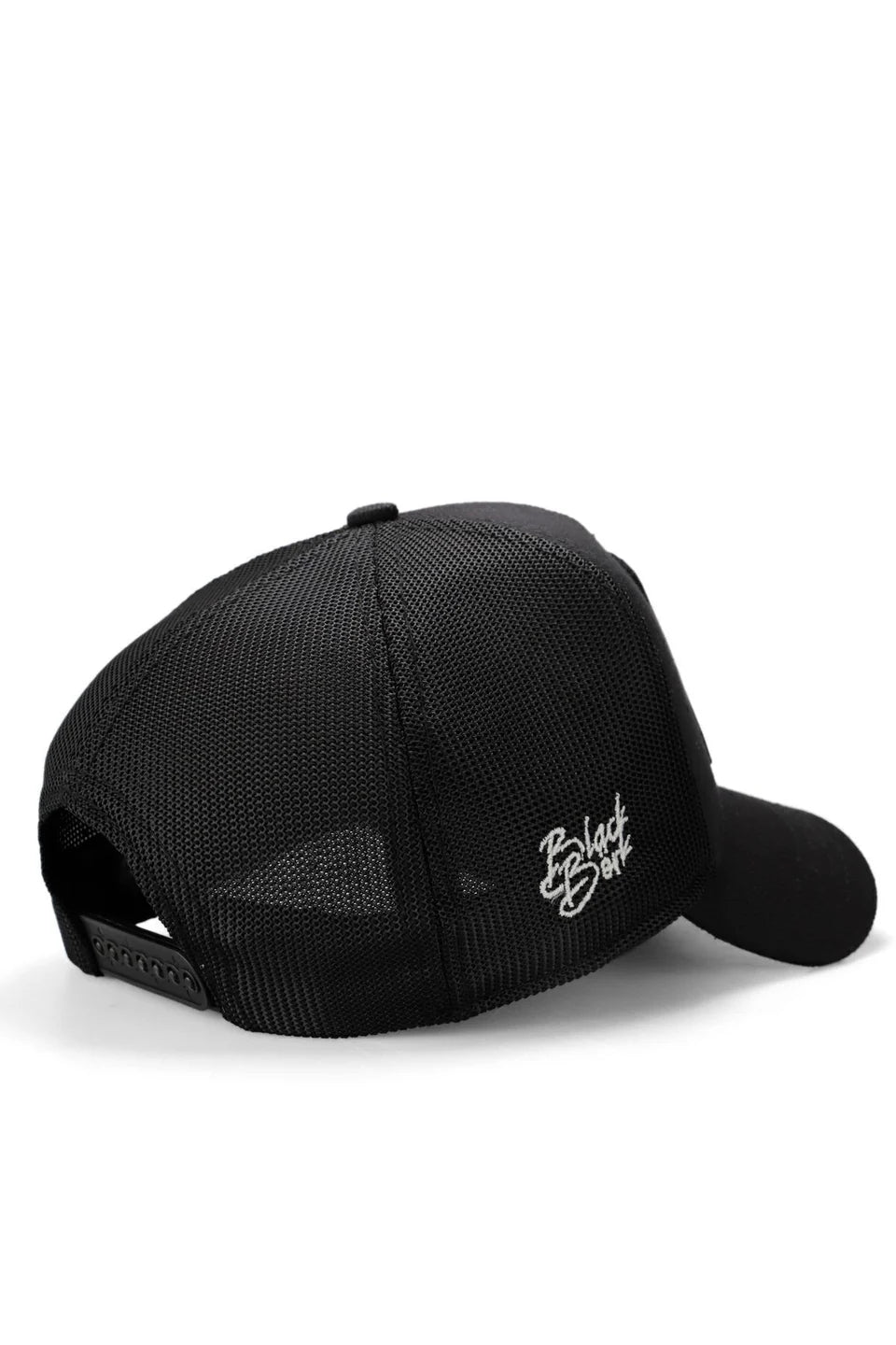 BlackBörk Panter Logolu Siyah Trucker Şapka