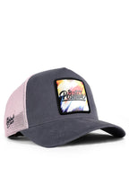 BlackBörk Positive Logolu Antrasit-Pembe Trucker Şapka